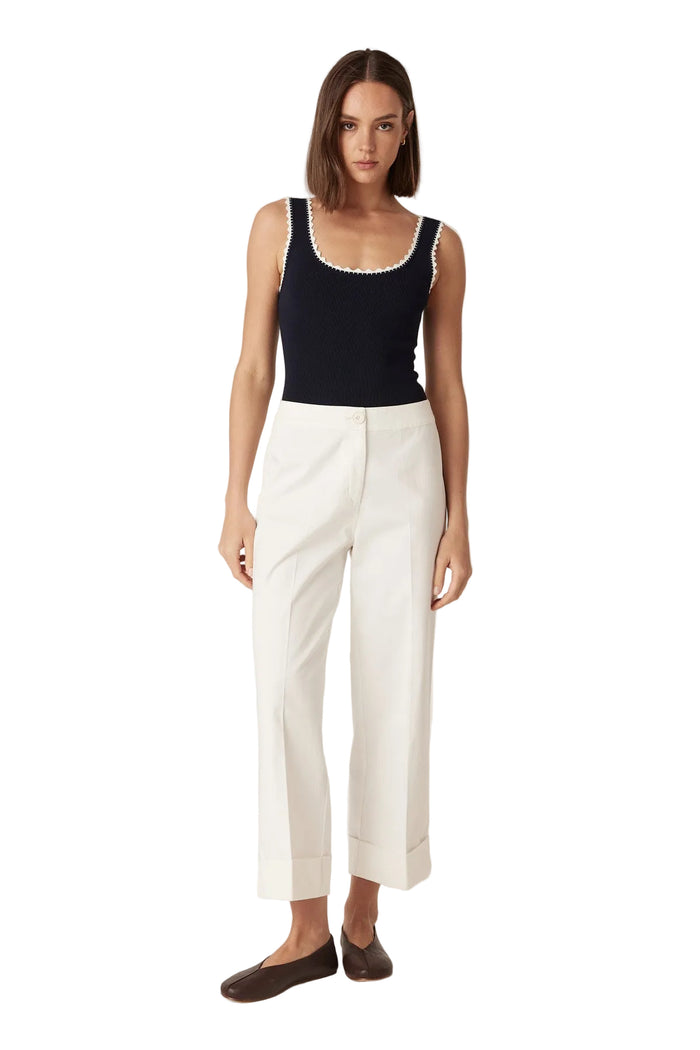 Cable Porto Pant - White