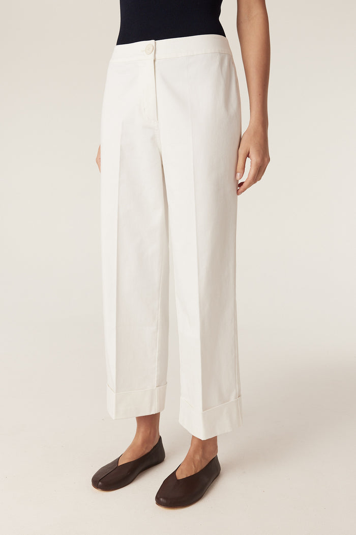 Cable Porto Pant - White