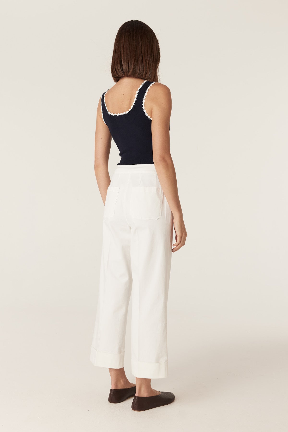 Cable Porto Pant - White