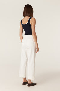 Cable Porto Pant - White