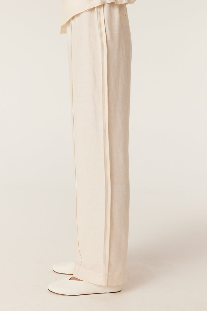 Cable Goldie Pant – Ecru