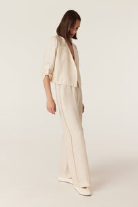 Cable Goldie Pant – Ecru