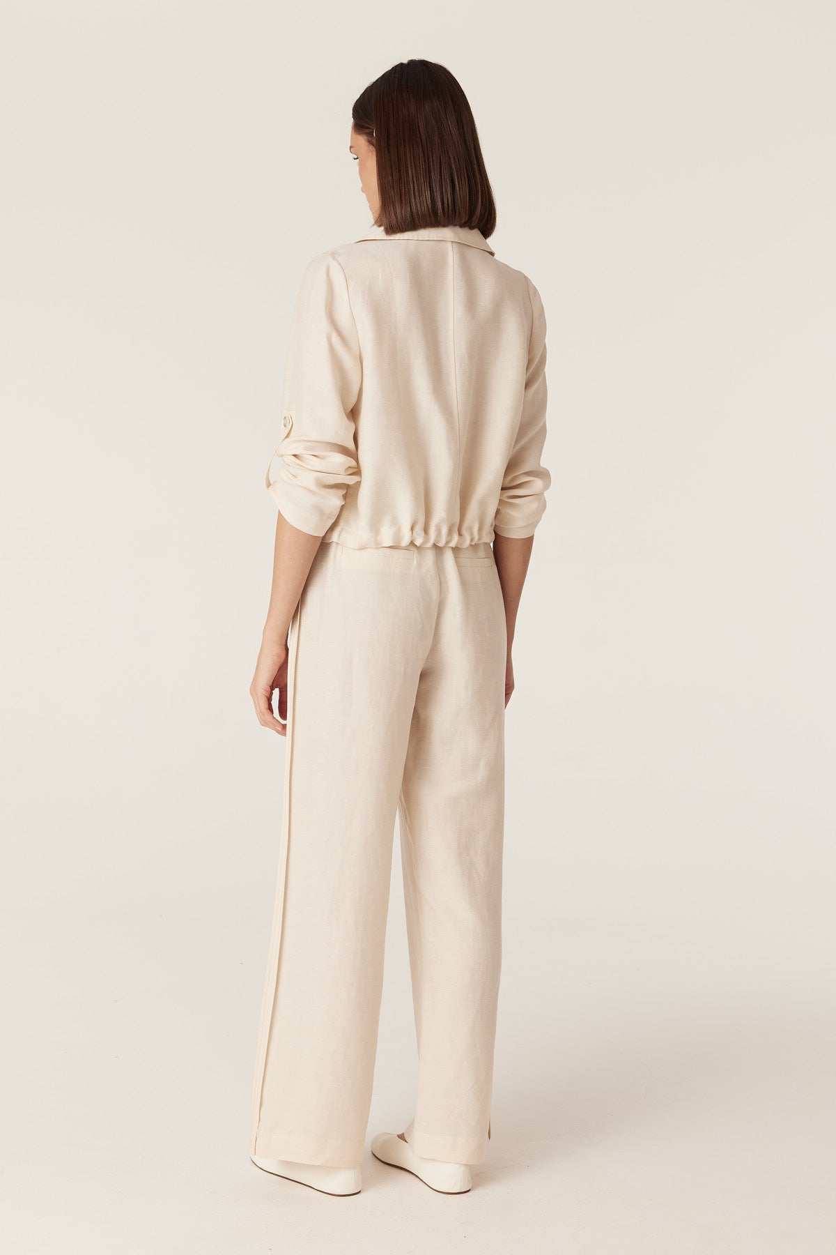 Cable Goldie Pant – Ecru