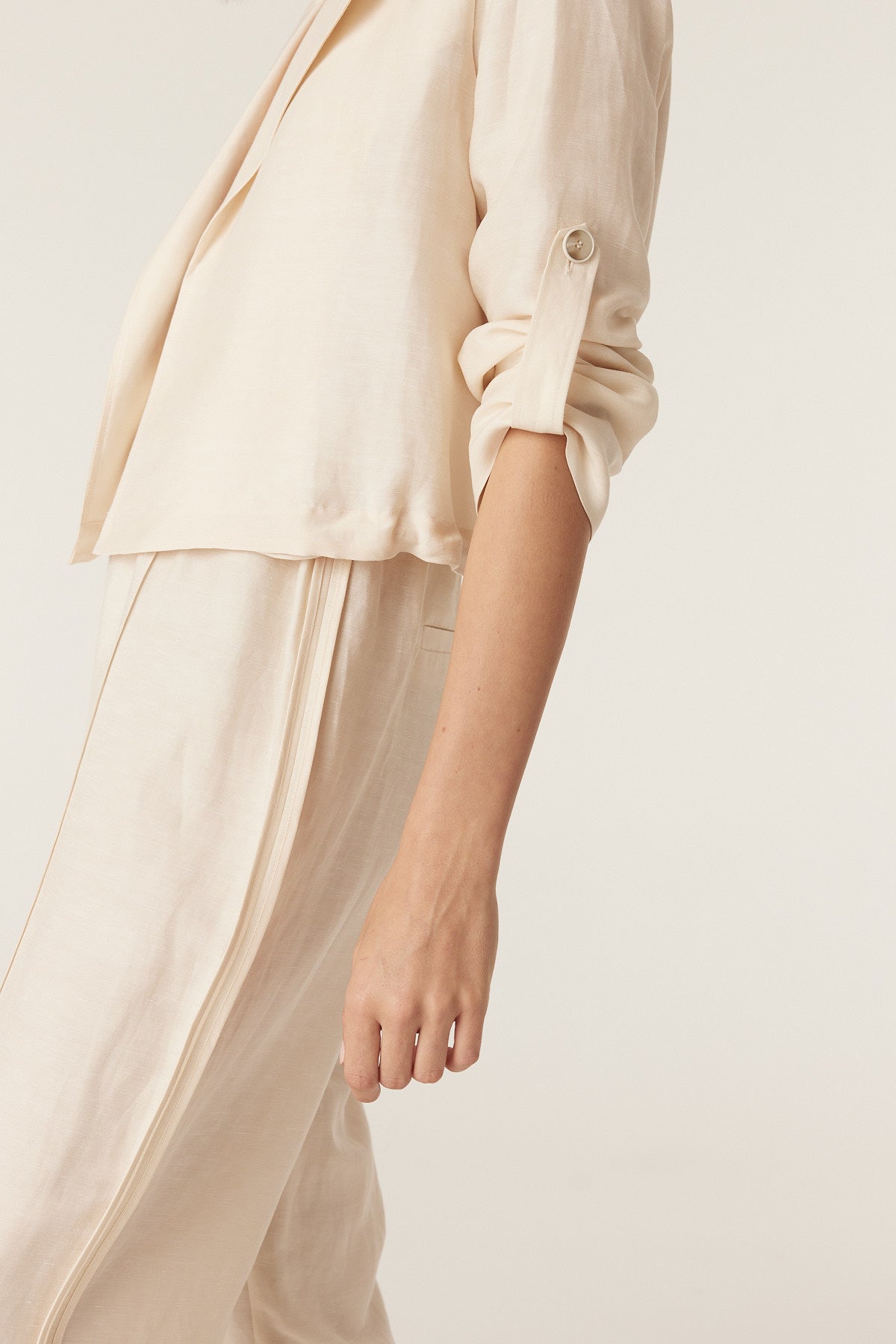 Cable Goldie Pant – Ecru
