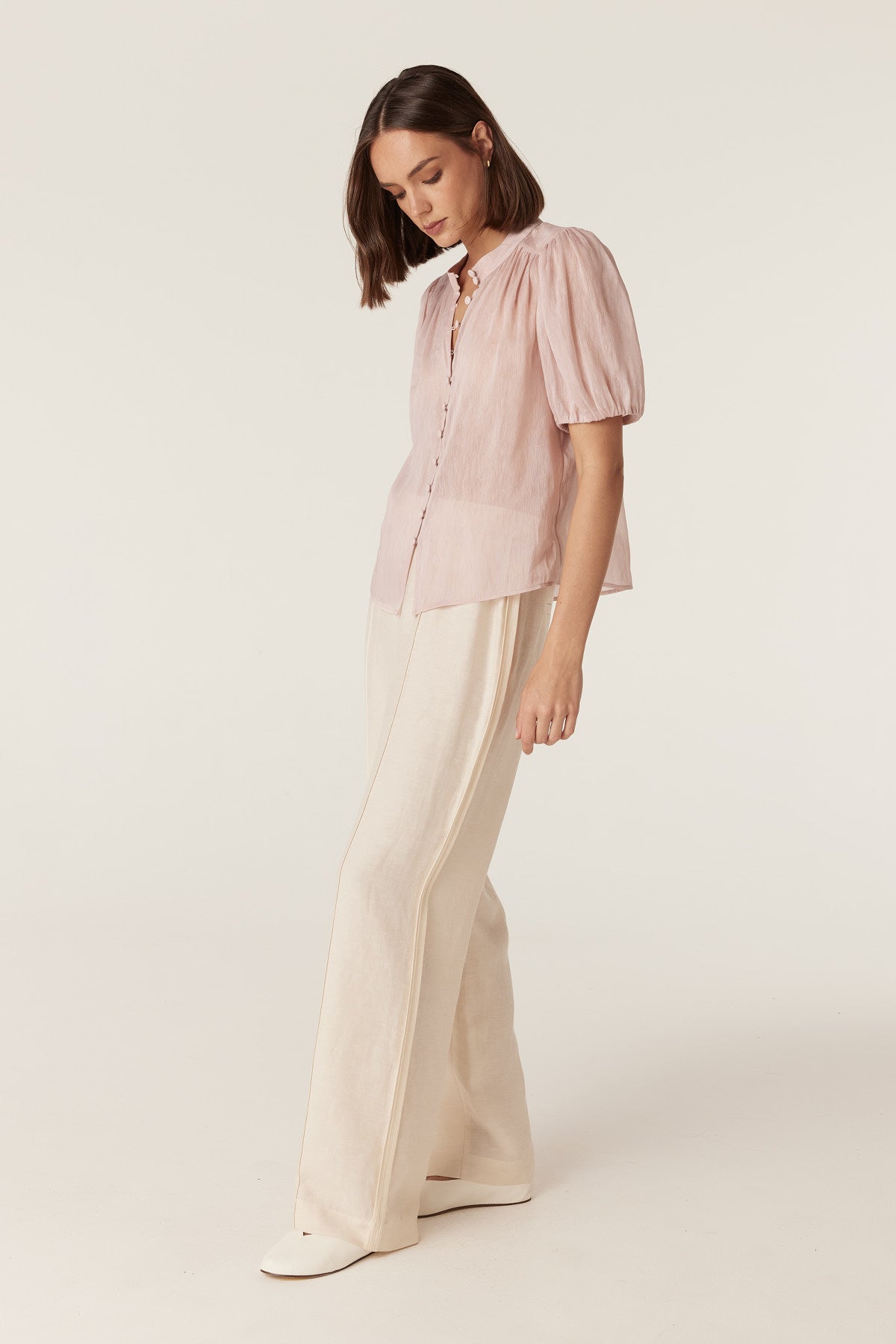 Cable Rosie Blouse - Pink