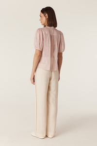 Cable Rosie Blouse - Pink