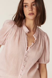 Cable Rosie Blouse - Pink