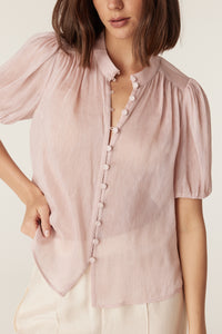 Cable Rosie Blouse - Pink