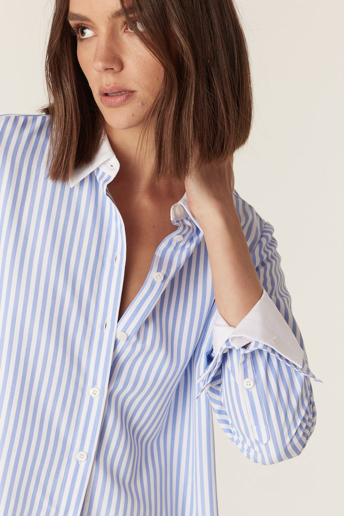 Cable Paris Shirt – Blue Stripe