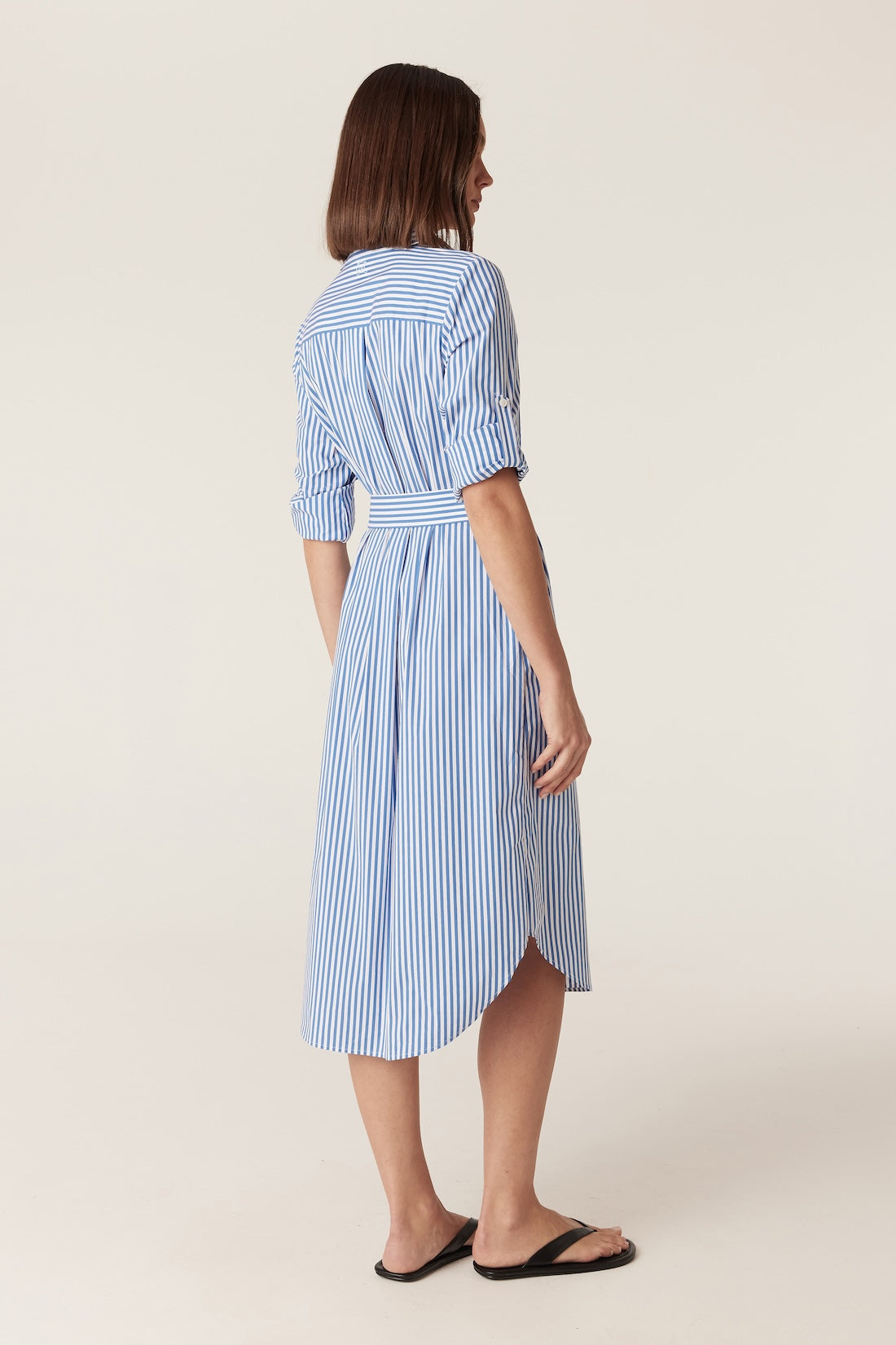 Cable Portsea Shirt Dress – Blue Stripe