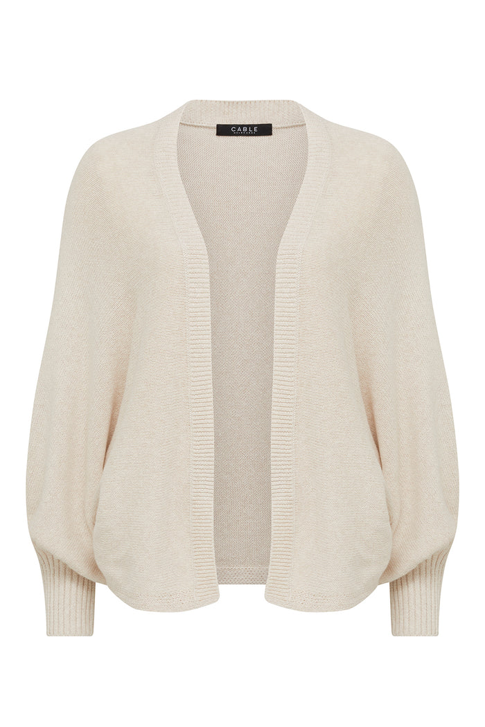 Cable Flax Shrug - Calico