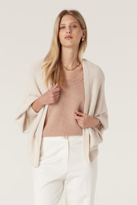Cable Flax Shrug - Calico
