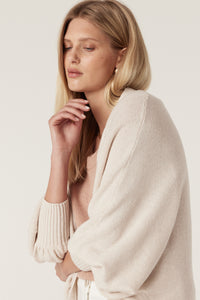 Cable Flax Shrug - Calico