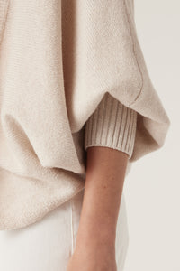 Cable Flax Shrug - Calico