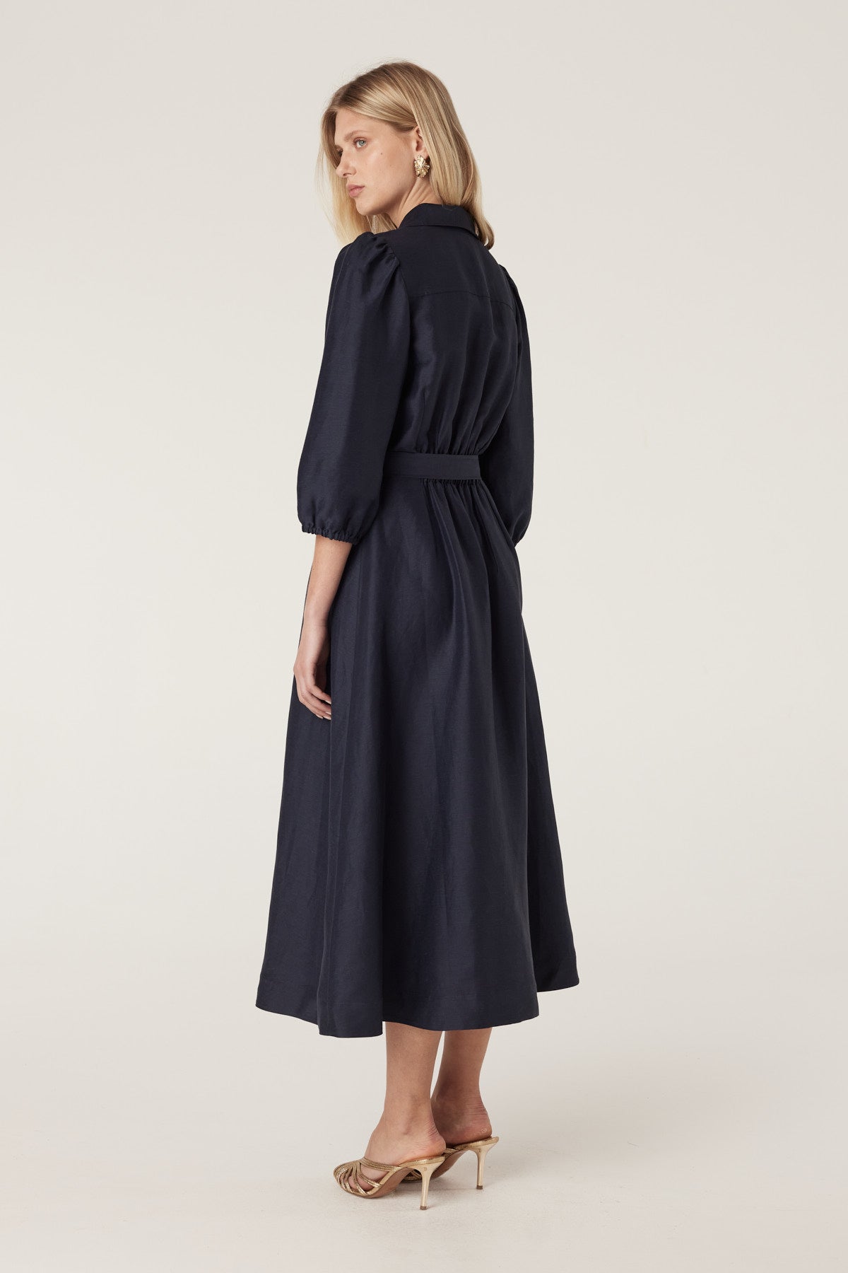 Cable Manly Dress - Navy