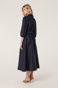 Cable Manly Dress - Navy
