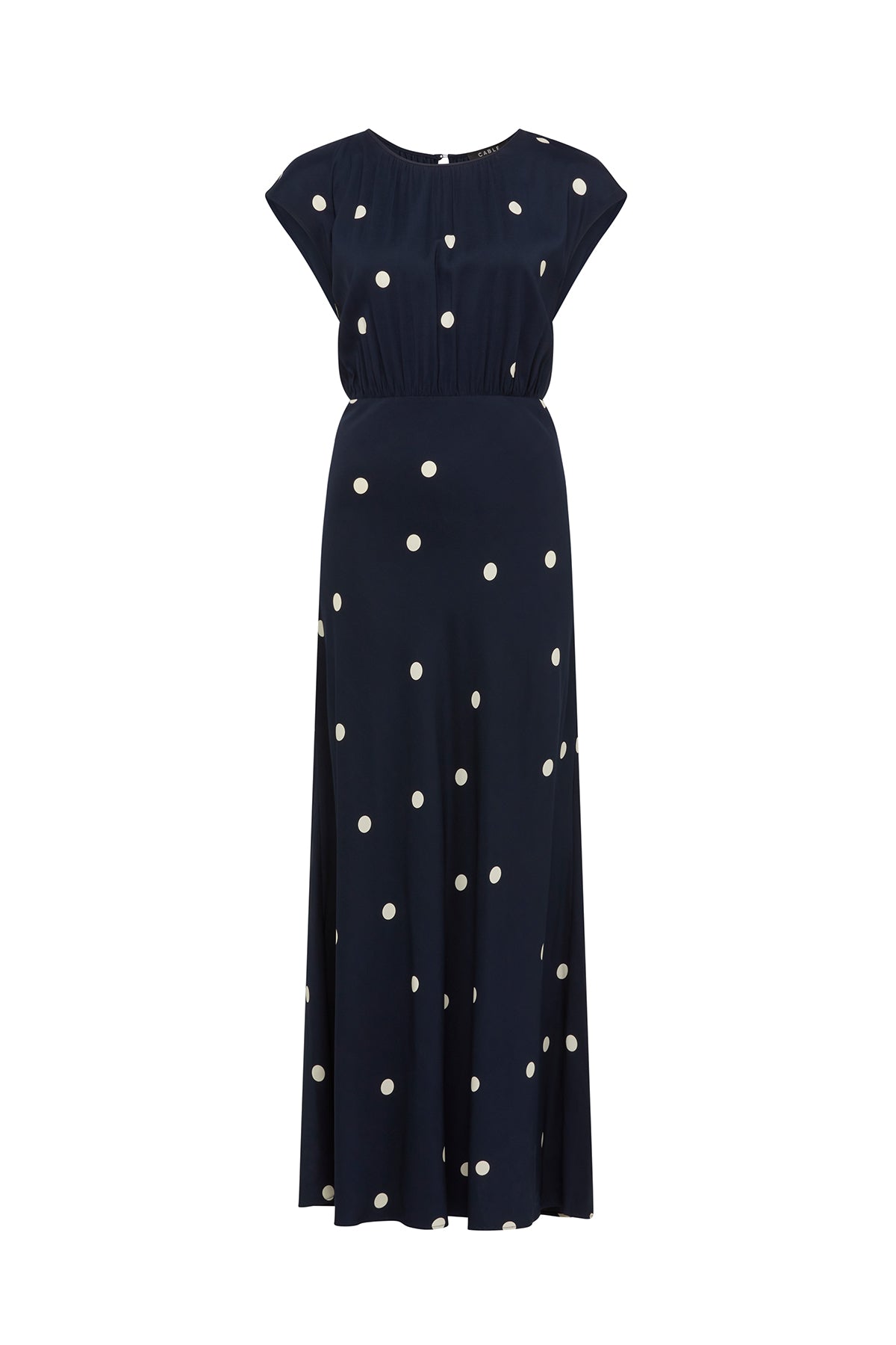 Cable Muse Dress - Navy Spot