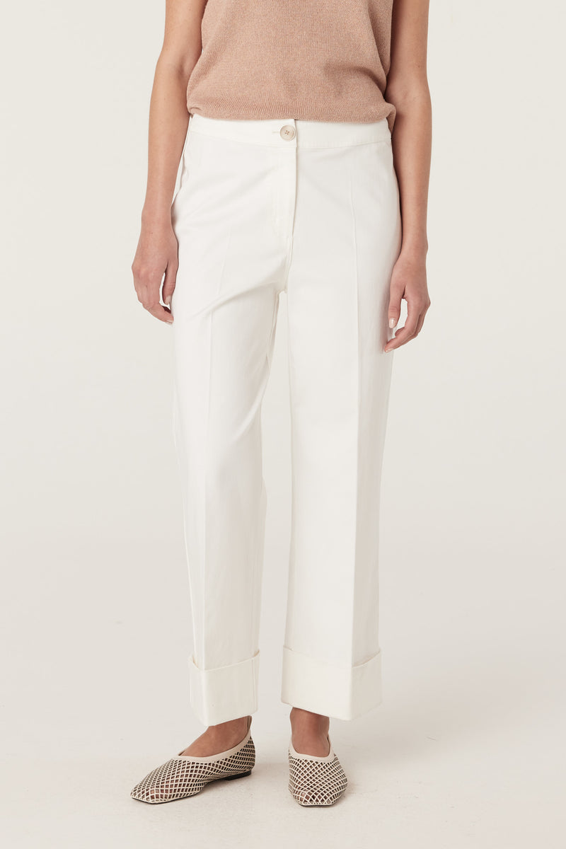 Cable Porto Pant - White