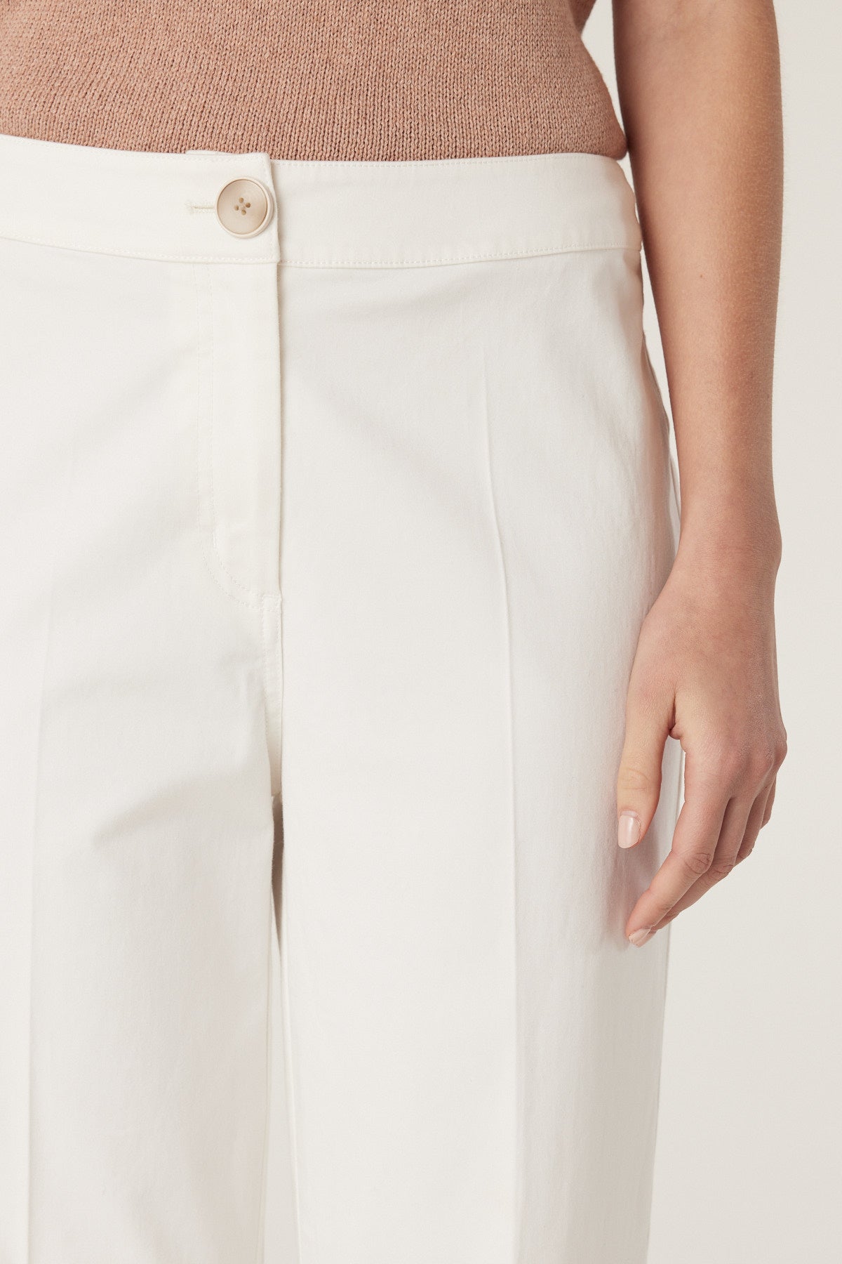 Cable Porto Pant - White