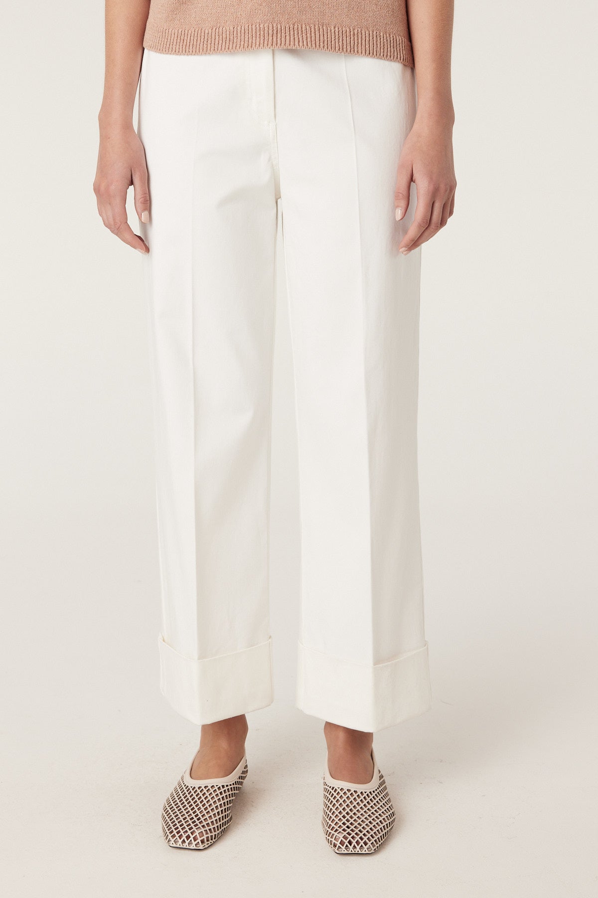 Cable Porto Pant - White
