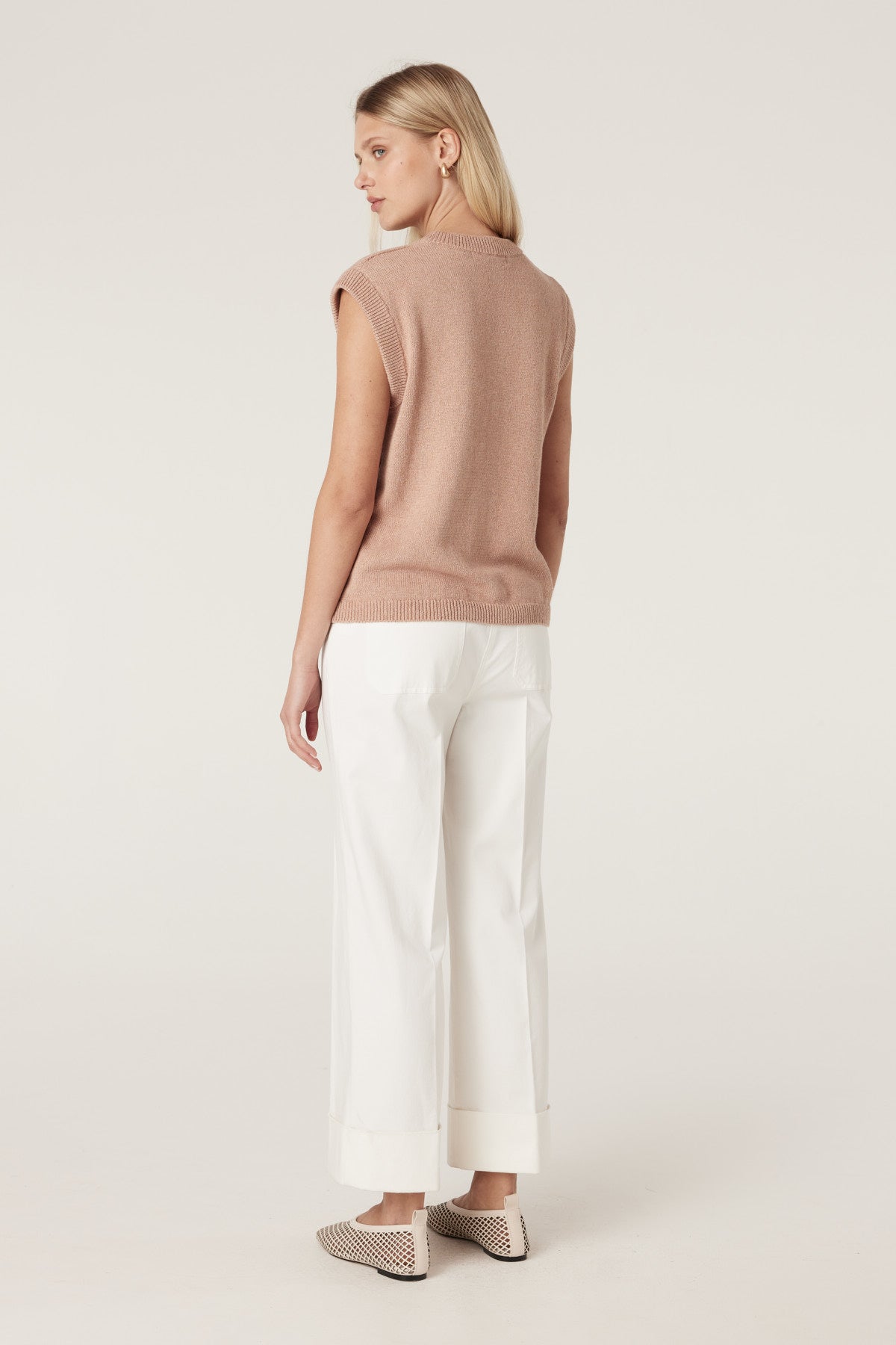 Cable Porto Pant - White