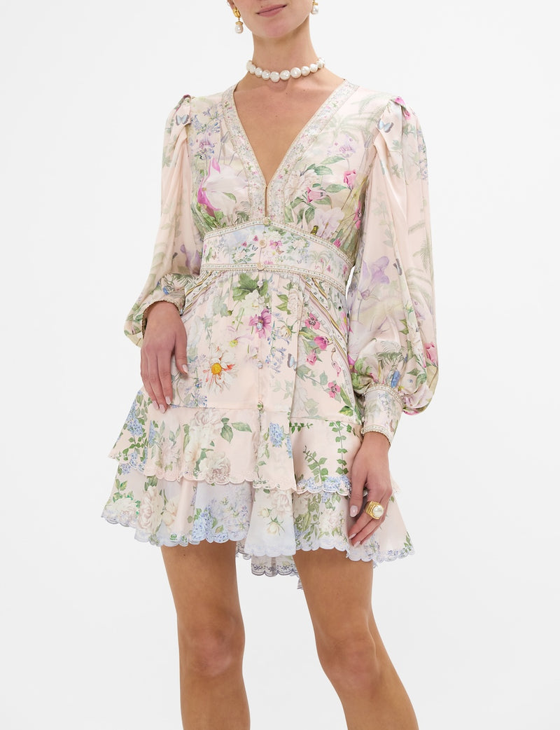 Camilla Button Front Frill Dress - Palacio Playground