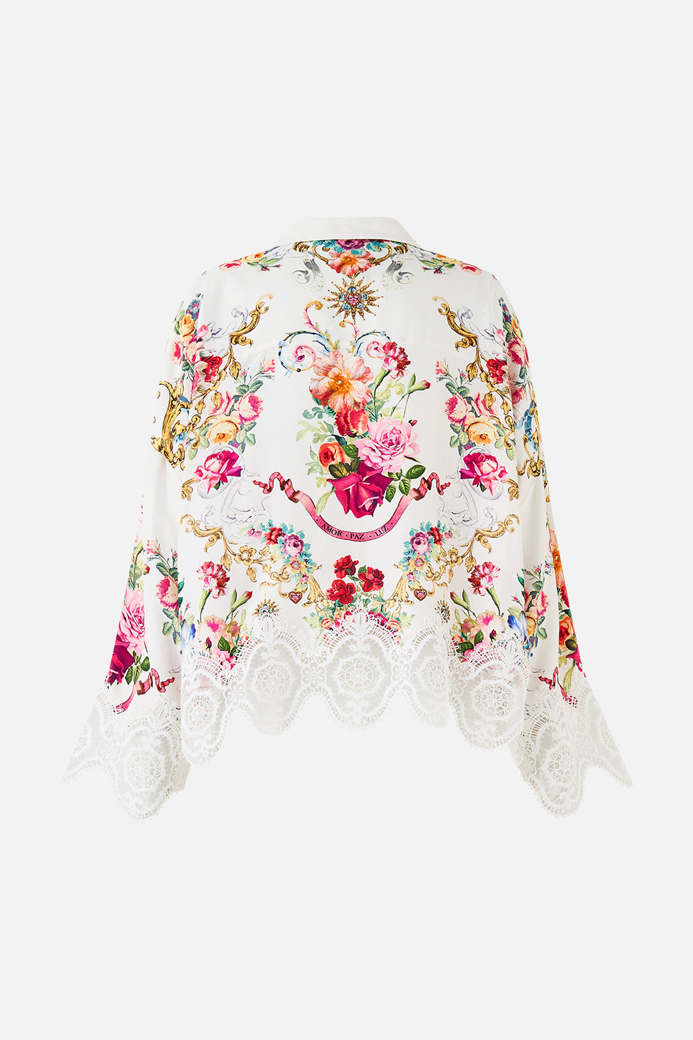 Camilla Cropped Relaxed Shirt - Torero Libertine