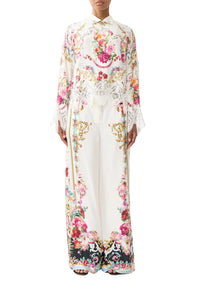 Camilla Cropped Relaxed Shirt - Torero Libertine