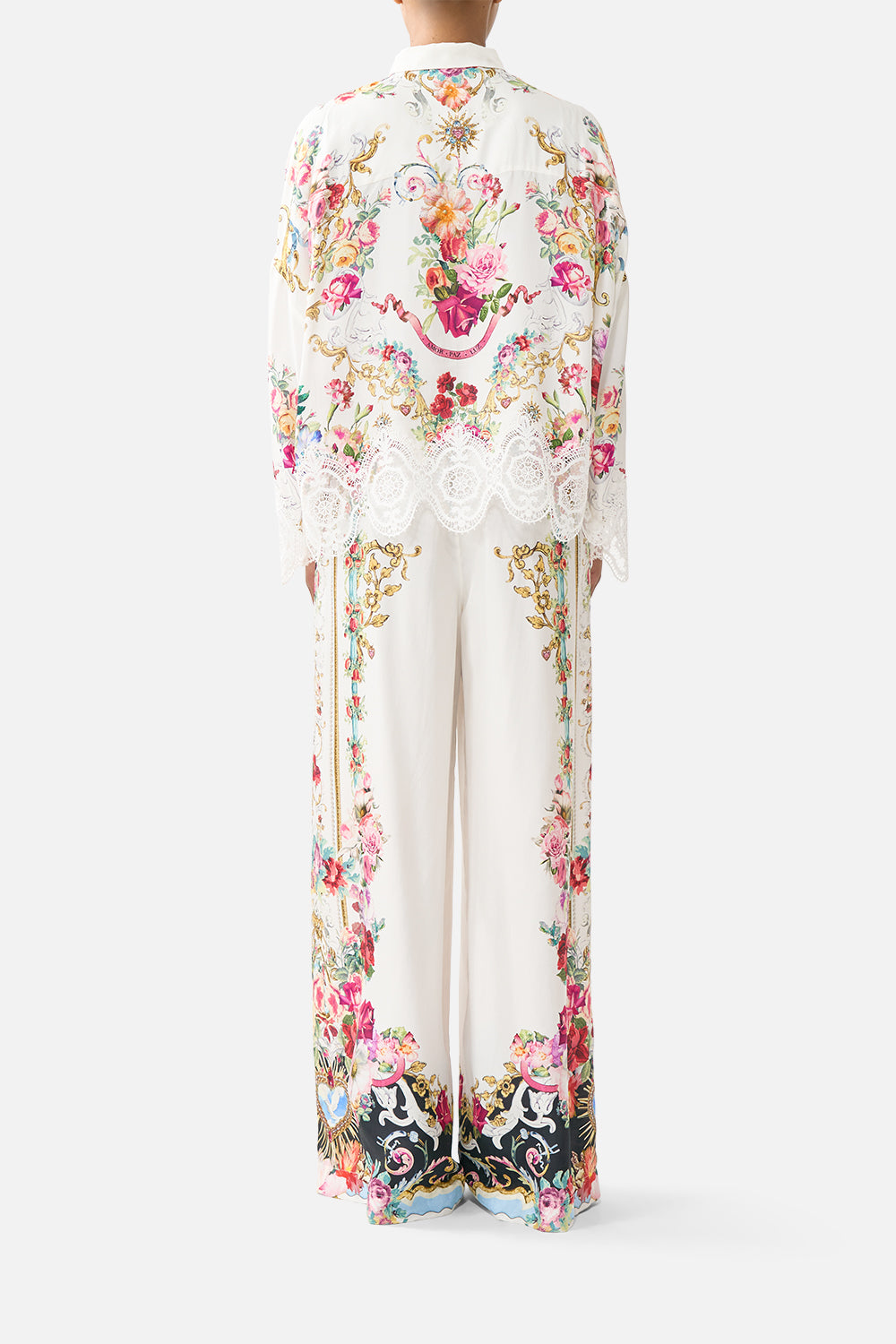 Camilla Cropped Relaxed Shirt - Torero Libertine