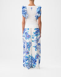 Camilla Double Frill Sleeve Tee - A Ceramic Garden