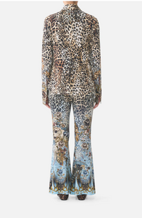 Camilla Fitted Jersey Shirt - Fiesta, Siesta, Repeat
