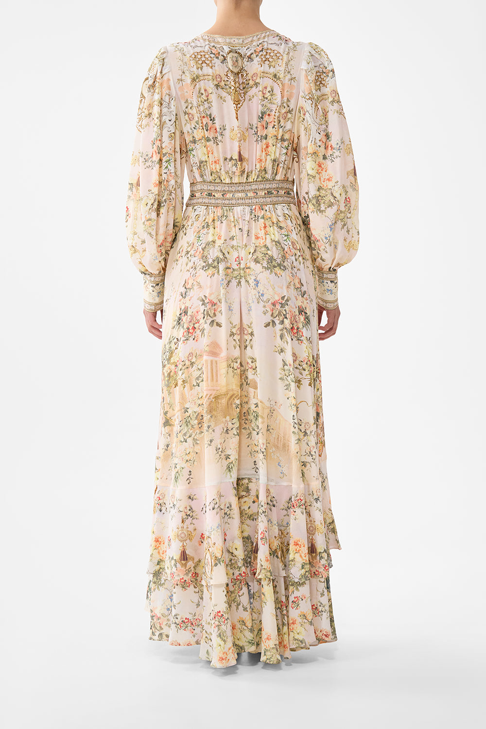 Camilla Long Button Front Dress - Twilight In Istanbul