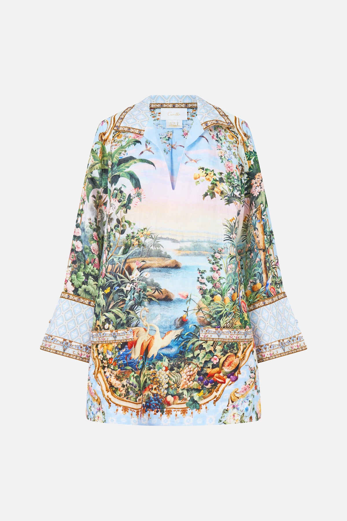 Camilla Long Sleeve Tunic Dress - Sisi Society