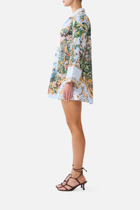 Camilla Long Sleeve Tunic Dress - Sisi Society