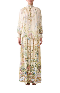 Camilla Midsummer Masterpiece Raglan Button Up Shirt