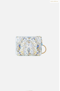 Camilla Ring Scarf Clutch - Dandelion Skies