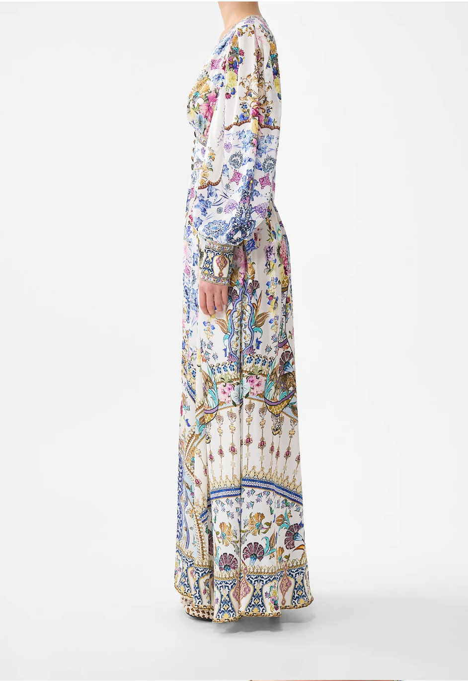 Camilla Shaped Waistband Dress With Gathered Sleeves - All About That Lace