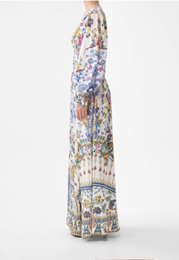 Camilla Shaped Waistband Dress With Gathered Sleeves - All About That Lace