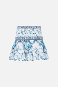 Camilla Short Shirred Skirt - The Porcelain Parlour