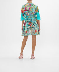 Camilla Short Waisted Dress - Gardens Of Queluz