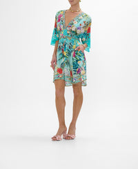 Camilla Short Waisted Dress - Gardens Of Queluz