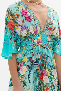 Camilla Short Waisted Dress - Gardens Of Queluz