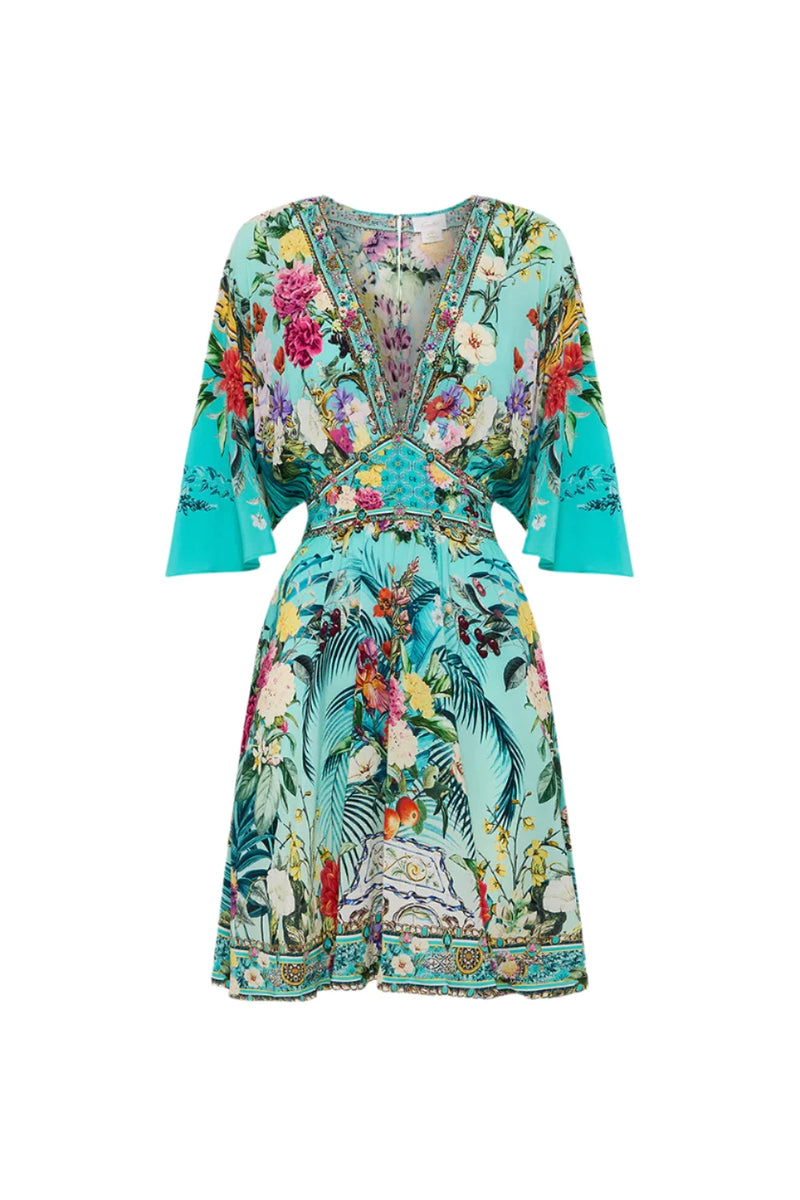 Camilla Short Waisted Dress - Gardens Of Queluz