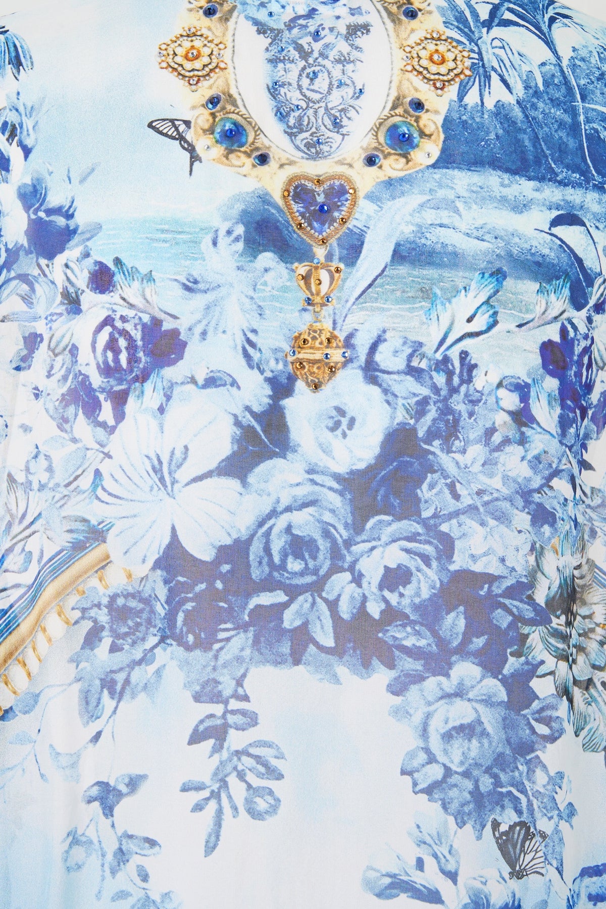 Camilla Silk Chiffon Shrug - The Porcelain Parlour