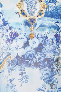 Camilla Silk Chiffon Shrug - The Porcelain Parlour