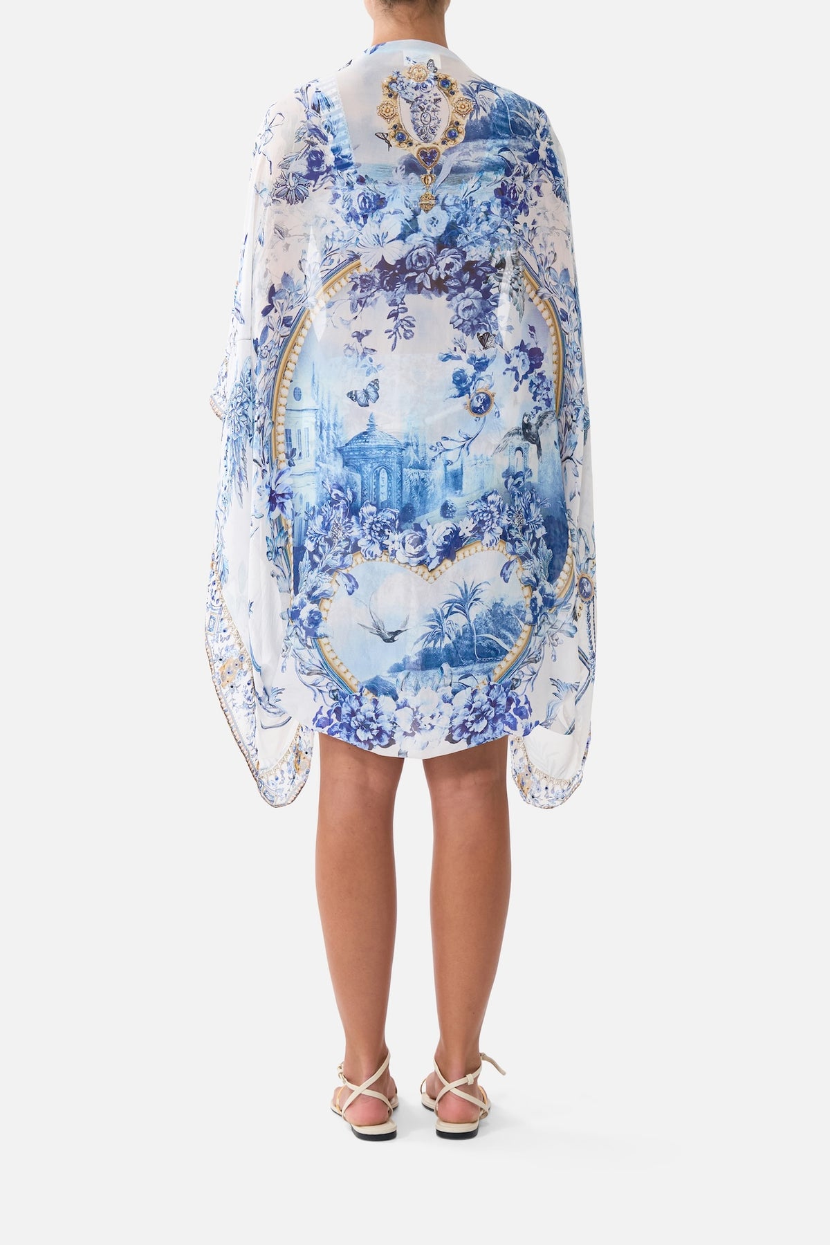 Camilla Silk Chiffon Shrug - The Porcelain Parlour