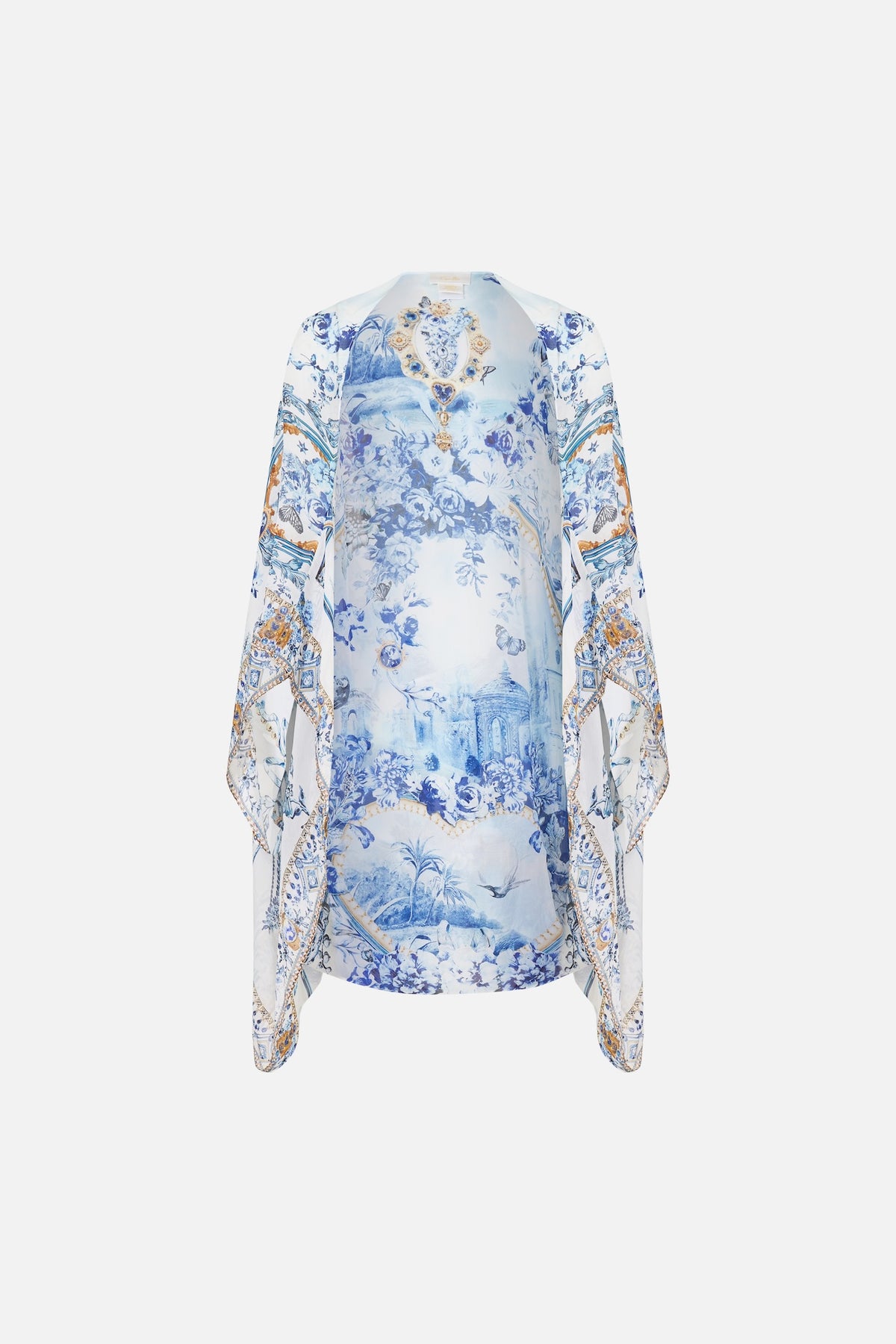 Camilla Silk Chiffon Shrug - The Porcelain Parlour