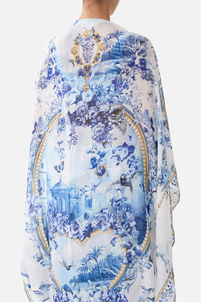 Camilla Silk Chiffon Shrug - The Porcelain Parlour