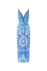 Camilla Strappy Dress With Twist Front - The Bosphorous