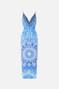 Camilla Strappy Dress With Twist Front - The Bosphorous